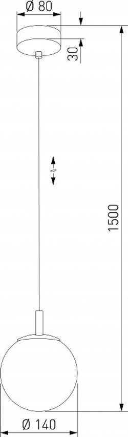 Подвесной светильник TK Lighting Cadix 759 Cadix Gold