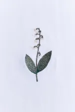 Лонгслив Гербарий Ландыш Тофу