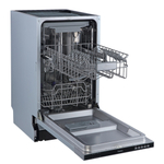 Встраиваемая посудомоечная машина 45см БИРЮСА DWB-410/6 серебристый (3 корзины)