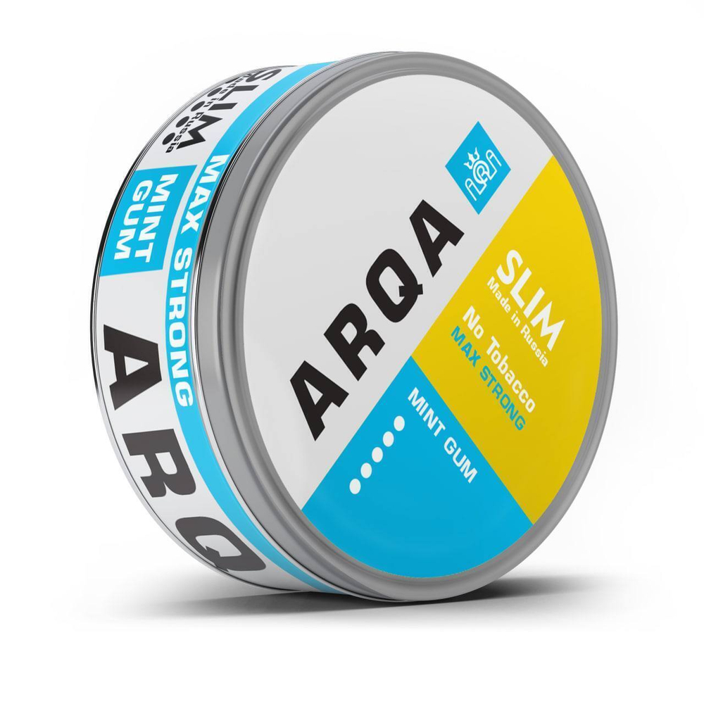 ARQA SLIM MINT GUM (100 МГ) - МЯТНАЯ ЖВАЧКА