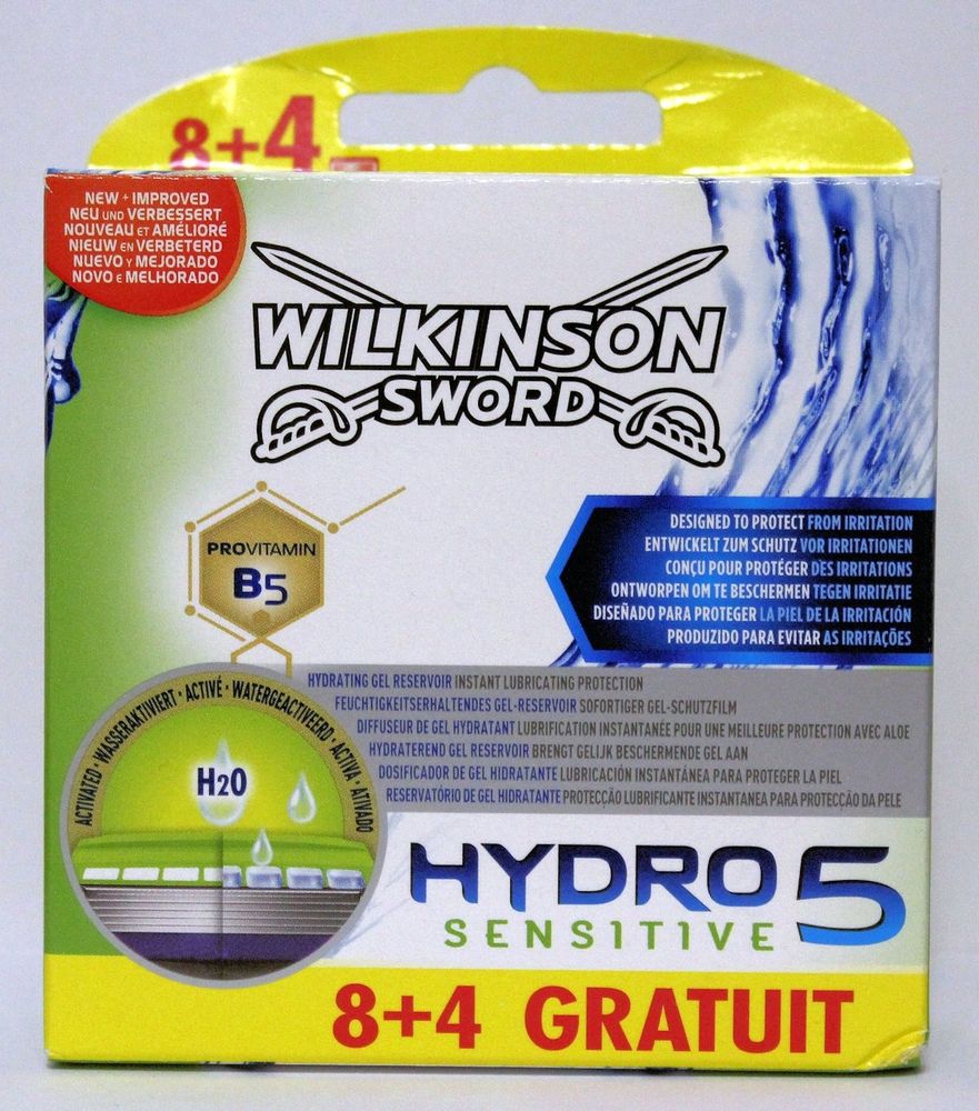 Wilkinson Sword кассеты Hydro-5 Sensitive 12шт