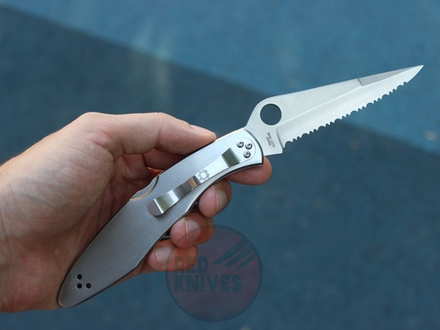 Нож Spyderco Police серрейтор C07S