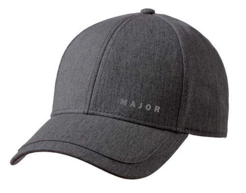 Бейсболка Major 100% хлопок, темно-серая