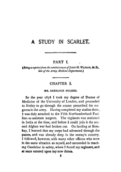 A study in scarlet; a novel | Doyle Arthur Conan