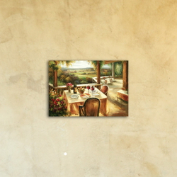 Картина на стекле "Романтический ужин" Декор для дома, подарок