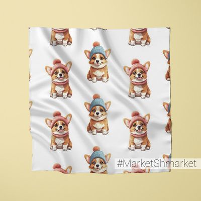 Платок с принтом 