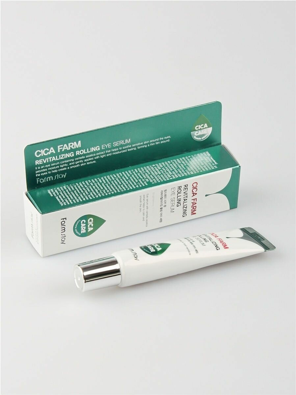 Farmstay Cica farm rolling eye serum Сыворотка для кожи вокруг глаз с центеллой азиатской - 25 мл