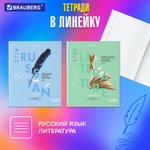 Тетради предметные со справочным материалом комплект 12 ПРЕДМЕТОВ 48 л. обложка картон BRAUBERG "VISION" (2 штуки в упаковке)
