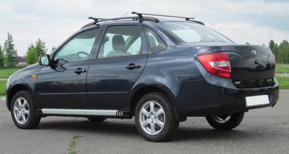 Рейлинги для а/м LADA Granta  Седан (2011-), LADA Kalina  Седан (2004-2011), Datsun  on-DO (2014-), черный0217-БП-02