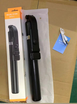 Монопод-штатив R1S-L с подсветкой 170 см селфи палка для телефона с пультом Bluetooth