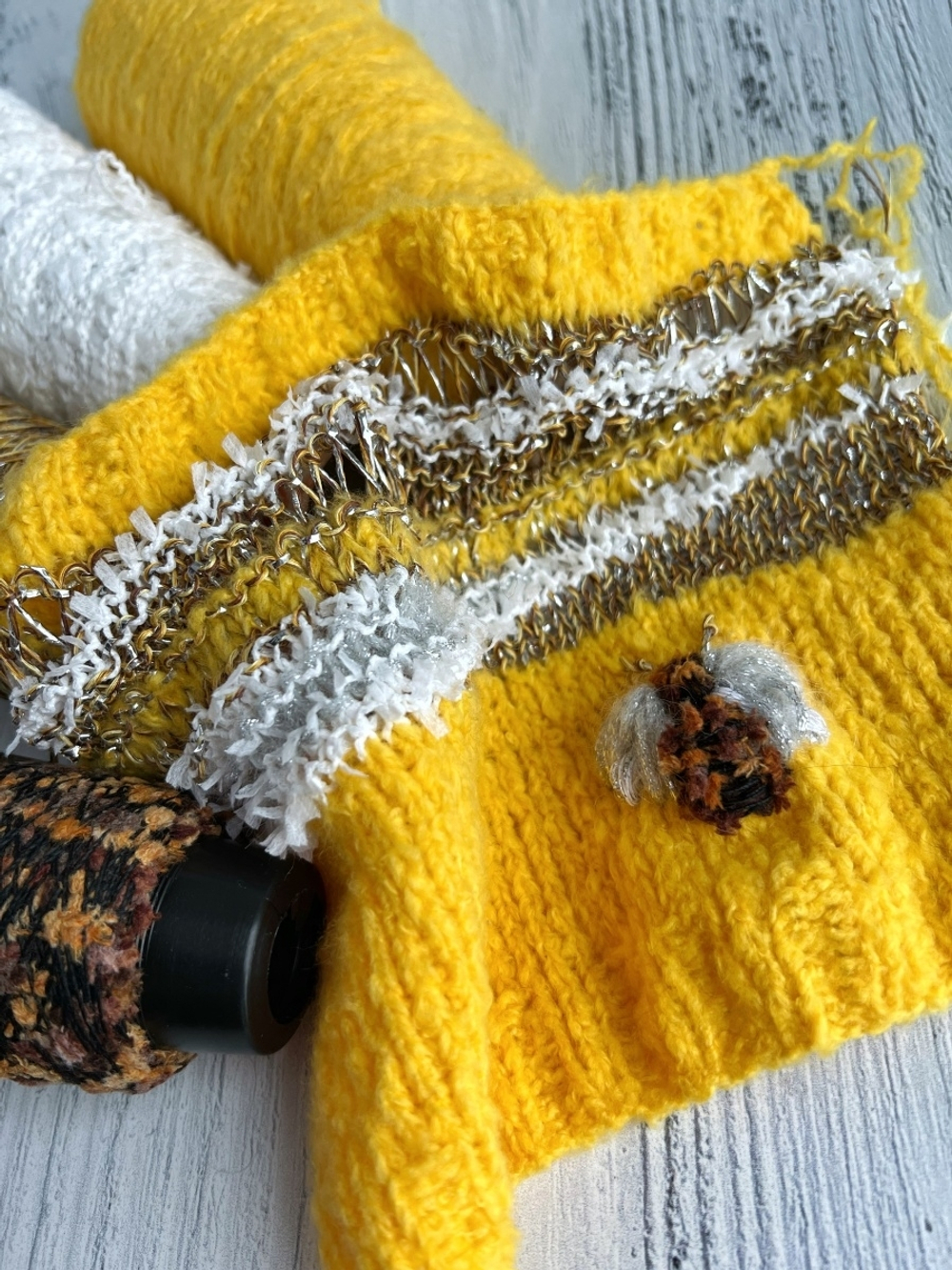 Пряжа для вязания хлопок вспушенный