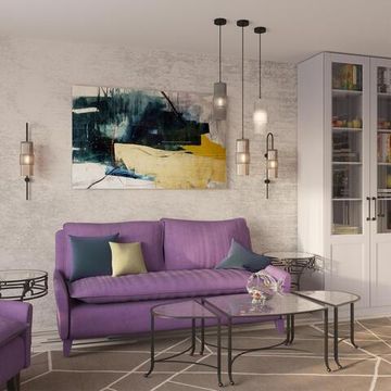 5017/1W MODERN ODL23 481 черный/белый матовый металл/стекло Бра E14 1*40W PIMPA