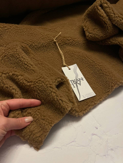 Мех искусственный однотонный "Teddy Bear" (Max Mara, 75%пэ/25%шерсть, Кэмел, 150)