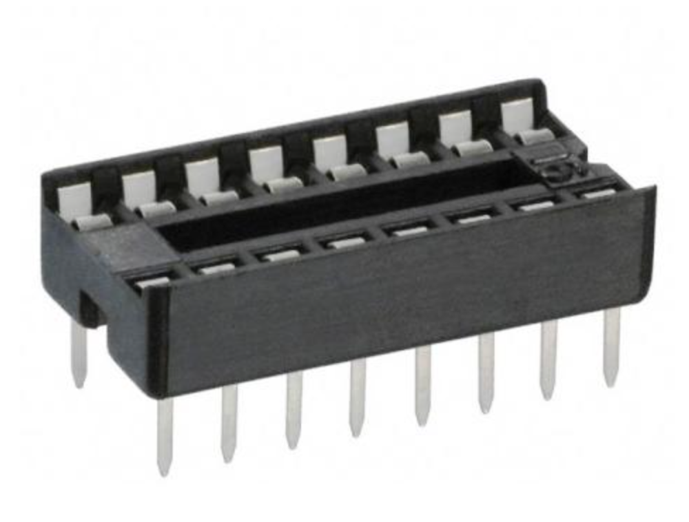 Панелька для микросхем шаг 2,54 SCS-16 на 16 pin