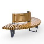 Скамейка  Rail Road 02 внешний радиус