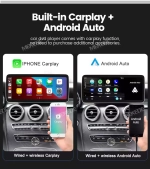 Магнитола Mercedes-Benz CLS 2012-2013 NTG 4.5 - Carmedia MKD монитор 12.5", Android 11, 6Гб+128Гб, CarPlay, SIM-слот