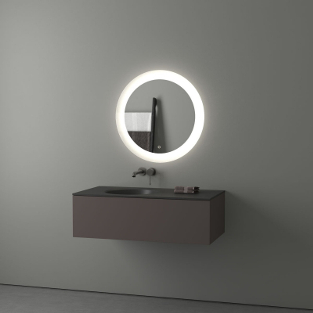 Зеркало Evoform с LED-подсветкой 16,5 W Ø70 см Сенсорный выключатель Нейтральный белый свет