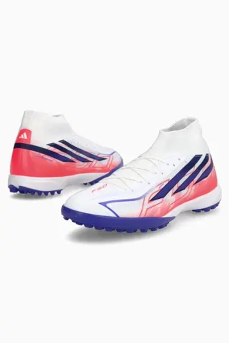 Сороконожки adidas F50 League Hyperfast Mid TF - белый