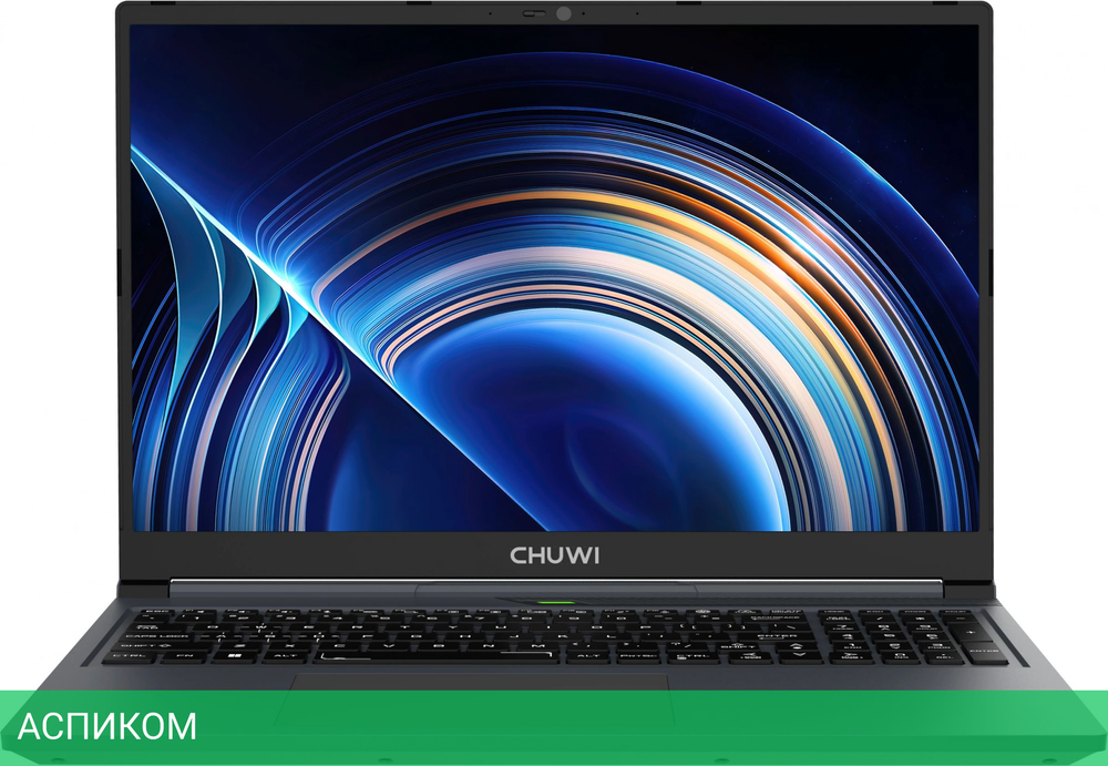 Ноутбук Chuwi GTBook Core i5 12450H 16Gb SSD512Gb NVIDIA GeForce RTX 3050 4Gb 15.6" IPS FHD (1920x1080) Windows 11 Pro grey WiFi BT Cam 4230mAh