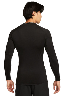 Термобелье Nike Pro Dri-FIT Tight Long-Sleeve Fitness Top - Black