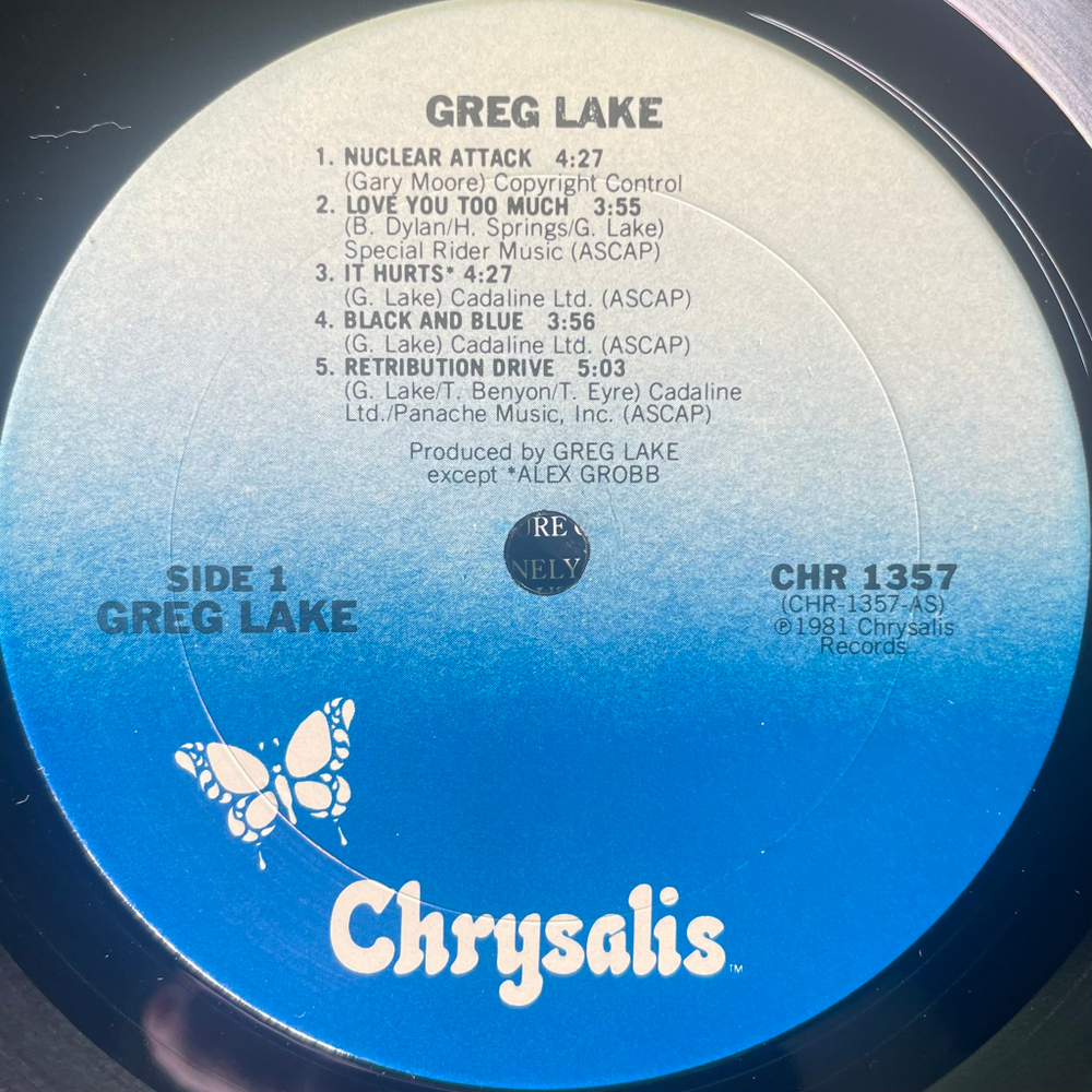 Greg Lake ‎– Greg Lake (США 1981г.)