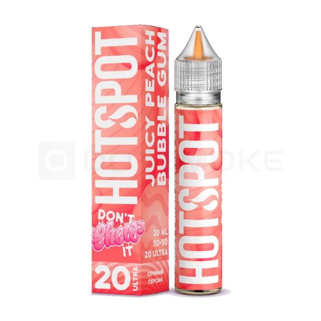 Hotspot Don't Chew It Salt 30 мл - Juicy Peach Bubble Gum (18 мг)