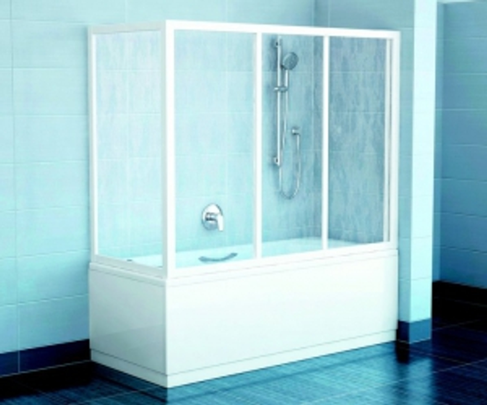 Душевая стенка Ravak Supernova APSV-70 белая+рейн 9501010241