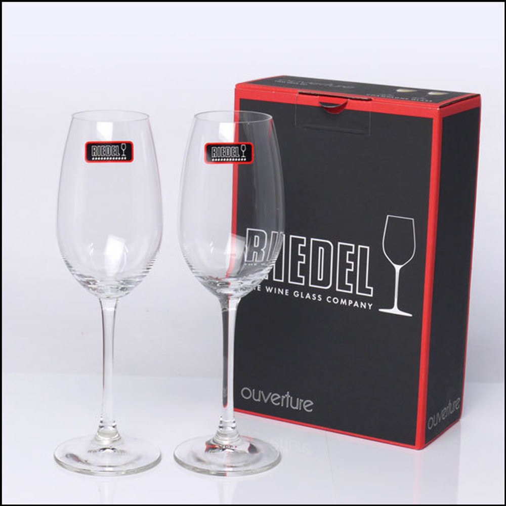 Набор бокалов для шампанского 2шт 260мл Riedel Ouverture Champagne Glass Австрия общий вид