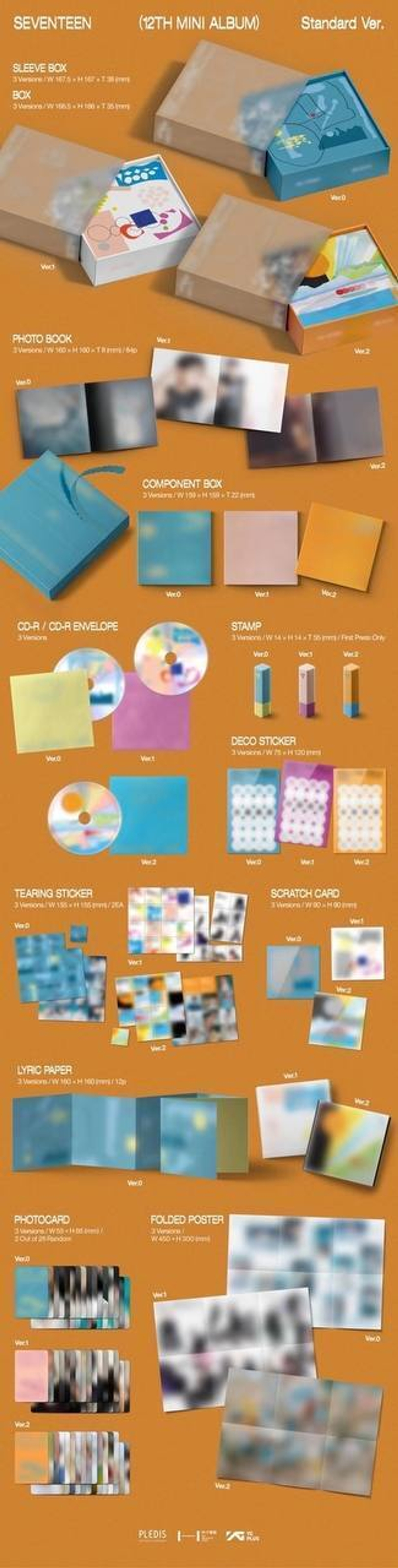 Альбом SEVENTEEN - 12th Mini Album [SPILL THE FEELS]