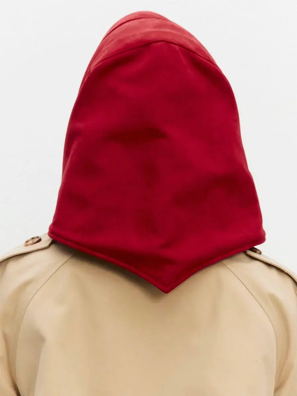 Косынка плотная замшевая