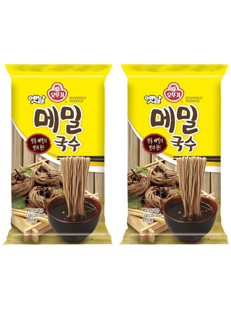 Лапша гречневая Ottogi Buckweat noodle 1 кг x 2 шт