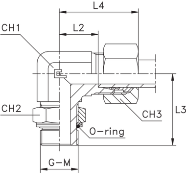 Штуцер FRG90 DL42 BSP 1.1/2 (в сборе)