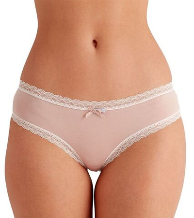 Набор из 3 трусиков-бразилиана нюдовых оттенков (Размер: L) (Цвет: бежевый)
