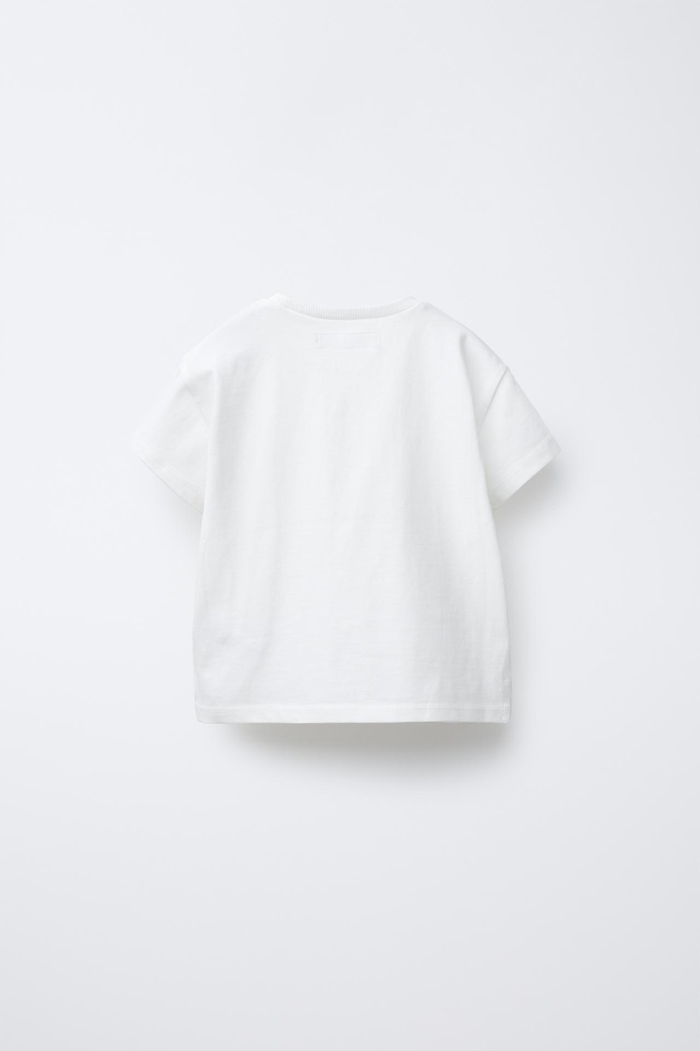 ZARA ФУТБОЛКА С БАНТАМИ, БЕЛЫЙ