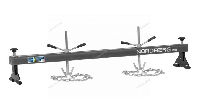 NORDBERG (N3005G) Стенд для вывешивания двигателей 500 кг, L=150 см, серый