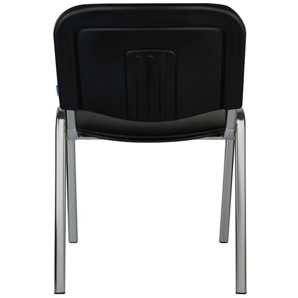 УЦЕНКА-Стул Helmi HL-F01 "Изо", каркас хром, обивка кожзам черный