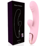 Вибромассажер с вакуумной клиторальной стимуляцией нежно-розовый (перезаряжаемый) (Цвет: нежно-розовый)