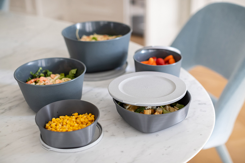 Контейнер для хранения connect, organic, 2 л, темно-серый