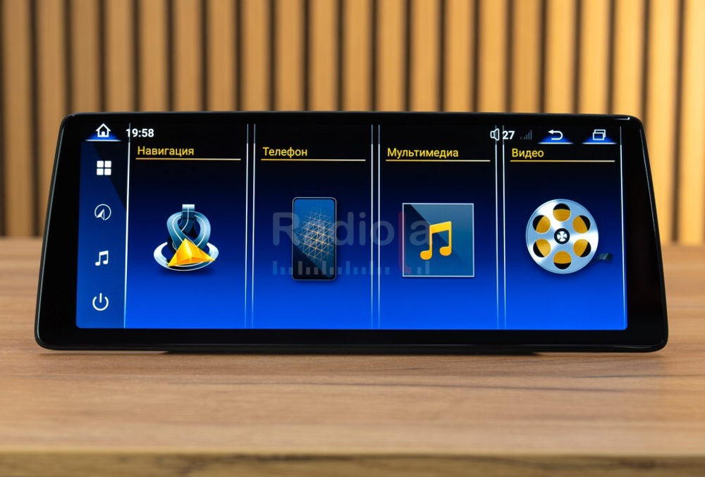 Магнитола BMW X1 F48 2015-2017 NBT - Radiola RDL-1209-L монитор 12.3" на Android 13, 8+128Гб, CarPlay, 4G SIM-слот