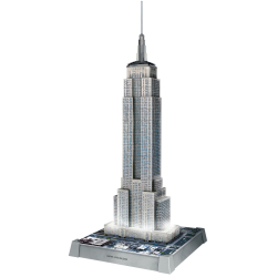Пазл 3D Ravensburger Iconics 080268 Эмпайр-стейт-билдинг с LED-подсветкой 241 элемент 080268 — фото 2