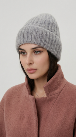 Шапка ШП206-03 серая