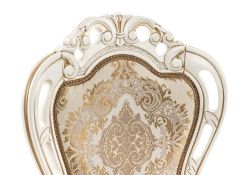 Кресло Bronte молочный / патина