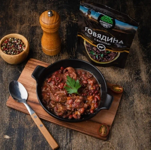 Говядина с фасолью Кронидов