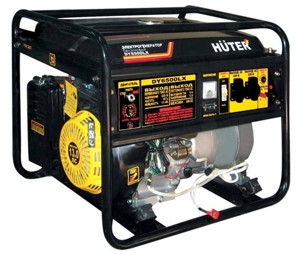 Электрогенератор HUTER DY6500LX-электростартер