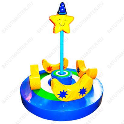 Электрическая карусель детская 4KIDS "Ночной небосвод"