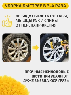 Набор щеток насадок на дрель, щетки для шуруповерта, для быстрой чистки и мойки поверхностей, 4 предмета