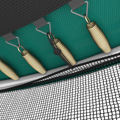 Батут UNIX Line SUPREME GAME 16 ft зеленый, синий)