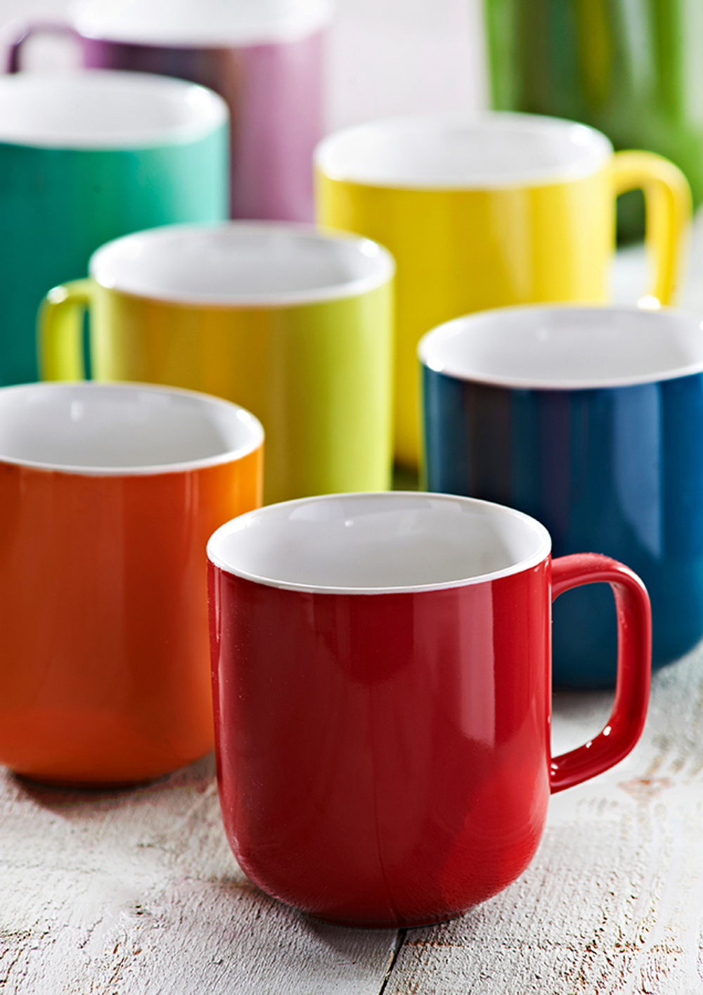 Кружка 400 мл красная