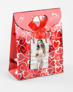 Бело-красный ошейник из натуральной кожи с нежным мехом (Цвет: белый с красным)