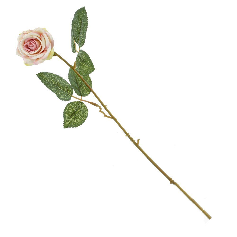 GAEM Цветок искусственный "Роза" (силиконовое покрытие), L8 W8 H52 см